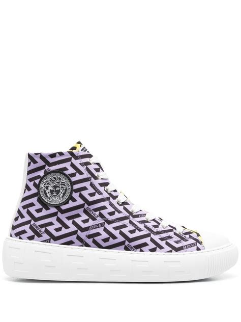 versace tennis shoes womens|versace high top vintage sneaker.